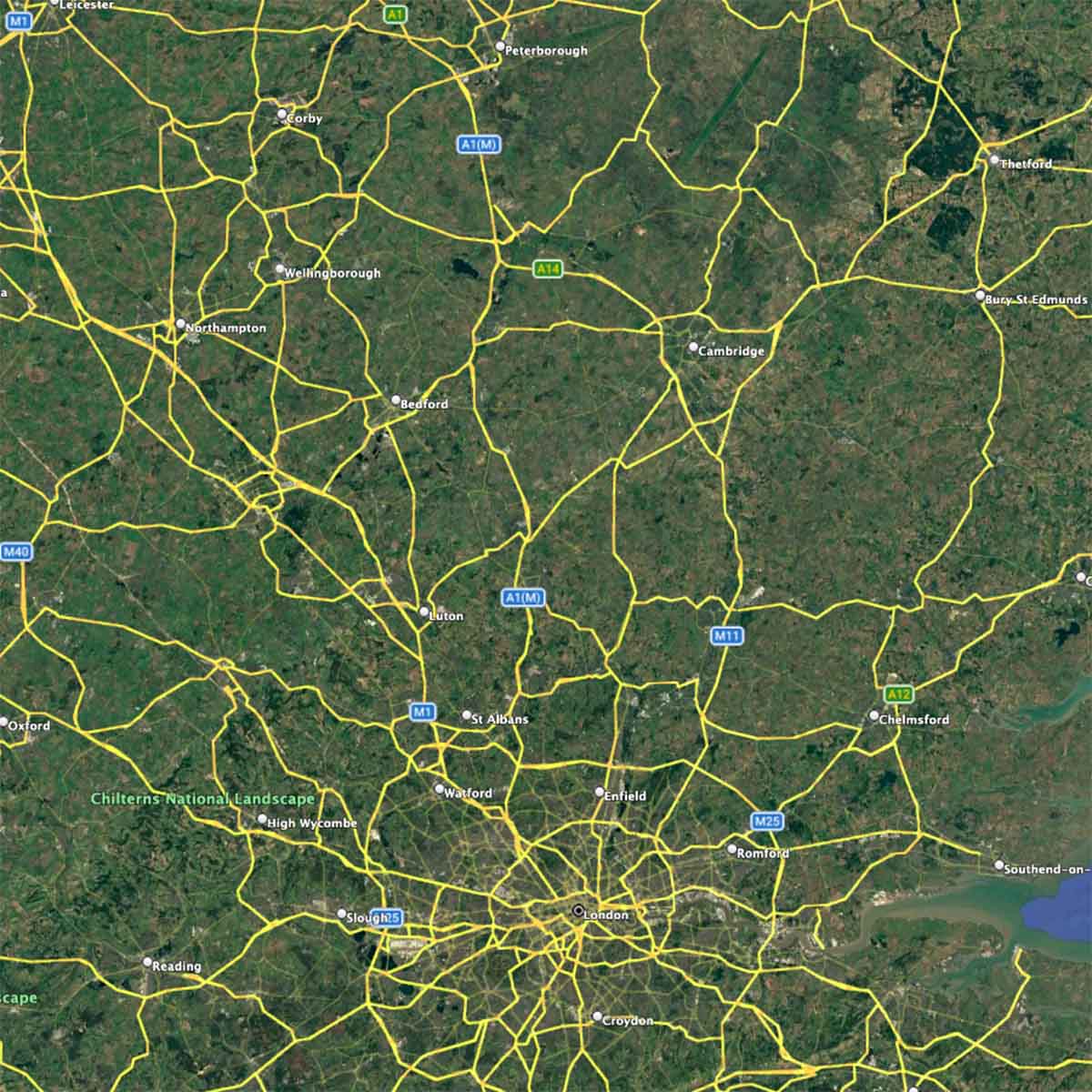 Areas covered